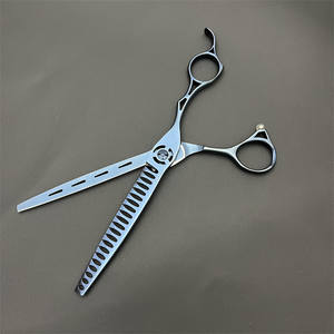 Tijeras de peluquería para mascotas JP440C de 7 pulgadas, de acero inoxidable, con mango personalizado hueco de doble cara para cortar el pelo de perros - Product Image 2