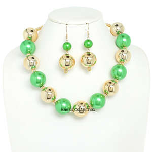 Collar de Cuentas Hecho a Mano con Cuentas Naturales Coloridas, Joyería Unisex Elegante, Regalo para Bodas, Fiestas y Eventos - Product Image 2