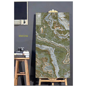 Hoàng Đế Vàng đá cẩm thạch hiệu ứng sứ sàn gạch thiết kế hiện đại 600x1200mm mài dũa <span class=keywords><strong>peronda</strong></span> gạch cho nội thất sử dụng firebrick chức năng - Product Image 1