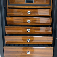 Boîte de sécurité de luxe pour montres, avec serrure à clé, serrure numérique, serrure à empreintes digitales, en cuir, personnalisée