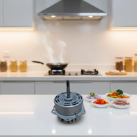 Moteur de hotte de cuisine monophasé 230V AC, moteur de ventilateur de cuisinière