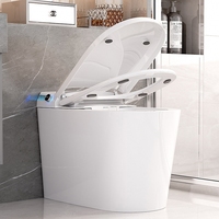 WC intelligent de haute qualité à commande automatique par capteur, toilettes monobloc en céramique électronique moderne avec télécommande
