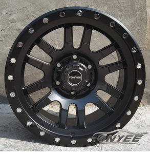 Fonyee Deep Dish cóncavo todoterreno 4x4 Multi Spoke 6 Lug Holes Huecos 17 pulgadas 17x9 6x139,7 Mag aleación ancha ruedas de coche Auto llantas - Product Image 4