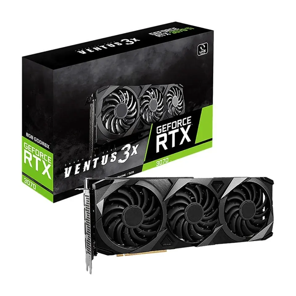 공장 공급 업체 3070 Ventus 3X 그래픽 카드 RTX 3070 게이밍 GPU 비디오 카드 3070