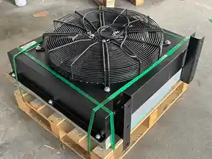 Compressor Cooler Industrial Compressor Parts 6m3/min 10bar Oil Cooler After Cooler With Fan Assembly