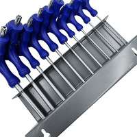 Set Kunci Torx T-Handle Tahan Lama, Kunci Bintang Keamanan, Kunci Allen Multi-Fungsi dari Baja Paduan untuk Perbaikan Peralatan Industri