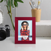Marco de Fotos de Madera Rectangular Personalizado al por Mayor para Decoración del Hogar, para Exhibición en Mesa