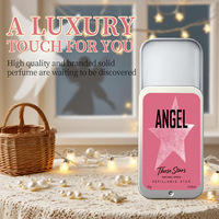 Baume de parfum solide en métal avec logo personnalisé, parfum floral oriental pour soirées cocktails et voyages en ville