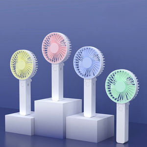 Ventilateur de poche pliable portable, mini ventilateur de bureau rechargeable par USB, logo personnalisable - Product Image 1