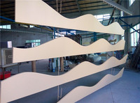 Paneles Decorativos de Aluminio para Techo, Revestimiento de Aluminio para Techo, Techo Suspendido de Aluminio
