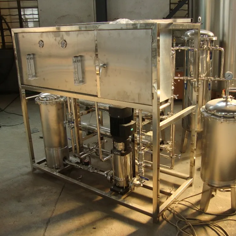 Fabrika fiyat endüstriyel SS304 RO ters osmoz saf su arıtma sistemi tesisi tuzdan arındırma makinesi