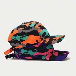 Casquette de baseball imprimée camouflage Europe USA 2023, tendance streetwear pour femmes, casquette hip hop, casquette de sport d'été pour hommes - Product Image 4