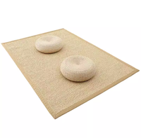 Vente en gros de rouleaux de tapis en sisal naturel de haute qualité pour la chambre à coucher et le salon Alfombra Tapis Tapis de luxe pour hôtel et maison