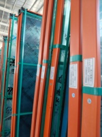 Etiqueta de Seguimiento de Códigos de Barras de PVC Anti-Ghosting THYK para Producción de Vidrio de Ventana Doble Plateado Low-E, 50x20mm, Plata Mate, 1000/Rollo