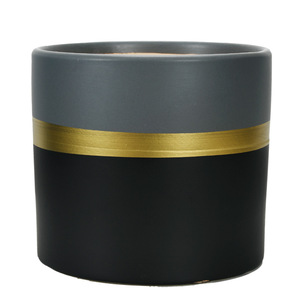 กระถางดอกไม้เซรามิกรูปทรงกระบอก ดีไซน์ทันสมัยสไตล์นอร์ดิก ขนาดใหญ่พิเศษ สำหรับปลูกกล้วยไม้ฟาแลนนอปซิสสีเขียว ไทเกอร์ ปิรัน - Product Image 4