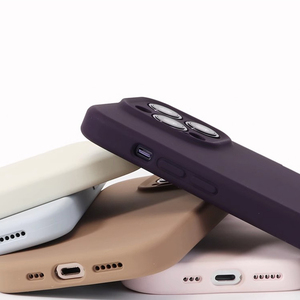 Échantillons gratuits Motifs personnalisables Impression gravée au laser Coques de téléphone en silicone liquide pour iPhone 16 15 14 13 12 11 Pro Max Plus - Product Image 6