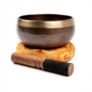 Juego de cuencos cantores Bronce-Grado curativo maestro-Cuenco de sonido hecho a mano auténtico - Product Image 1