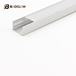 New 15*09 Modern Customized Led Extruded Low Profile Aluminum Frame Profile for Led <b>Lighting</b> Surface Mounted Celling Wall Floor - Product Image 2