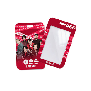 Nuevo álbum de ídolos de KPOP, tarjetero ARIRANG de doble cara, JIN, JIMIN, <span class=keywords><strong>V</strong></span>, SUGA, J-HOPE, JK, RM, funda acrílica para tarjetas, llavero colgante - Product Image 1
