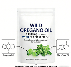 อาหารเสริมสมุนไพรเสริมภูมิคุ้มกัน 6000 มก. น้ำมันออริกาโนป่า แบบซอฟต์เจล แคปซูล สำหรับ OEM แบรนด์ส่วนตัว - Product Image 3