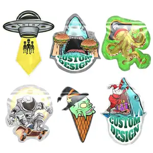 Custom sachet sac shape mylar bag smell proof baggies 3.5 candy die cut Mylar Bags