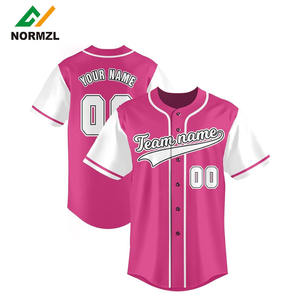 Maglia da <span class=keywords><strong>Baseball</strong></span> personalizzata da uomo a righe Jersey da <span class=keywords><strong>Baseball</strong></span> con stampa personalizzata da uomo sublimata - Product Image 3