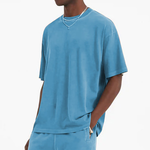 T-shirt Oversize Uni en Molleton Lourd 100% Coton pour Homme – Style Streetwear – Fabrication Française – Idéal pour la Personnalisation - Product Image 3