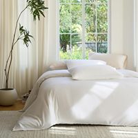 Parure de couette King Size en bambou 100% directement du fabricant, ensemble de housse de couette de luxe rafraîchissant
