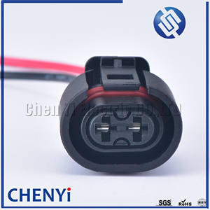 قابس مستشعر ABS 2 دبوس محكم الغلق للإناث للسيارة مقاومة للماء 6N0927997 بسلك 15 واط 18AWG - Product Image 5