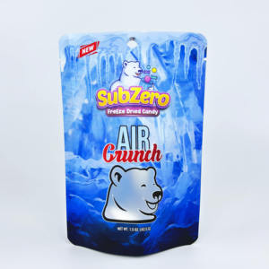 Wholesale Custom Printed Food-Grade Smell Proof Resealable Soft Candies BOPP Stand up Pouch Candy Bags Hanging Hole Clear Window - Product Image 4