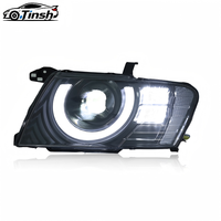 Conjunto de Faros Delanteros para Mitsubishi Pajero V73 2004-2011, Estilo V77 Mejorado, LED DRL, Señal de Giro Secuencial, 12V, Nuevo