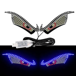 Nueva Lámpara LED de Matriz con Diseño de Ojo de Murciélago, Resistente al Agua, USB 12V 5W, Pantalla de Ojo de Diablo, Luz Decorativa para Auto, Camioneta, SUV - Product Image 1