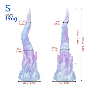 FAAK Silicone Tentacle <b>Dildo</b> Fantasy <b>Dildo</b> Anal Plug Prostate Vagina Clitoris g Spot Stimulator alien Sex Toys for Women Men - Product Image 3