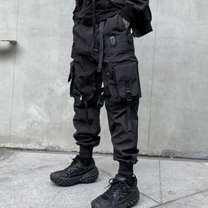 LAYENNE High Quality Tech Wear Men's <strong>Cargo</strong> Pants Mens Pockets <strong>Work</strong> Pants for Men <strong>Cargo</strong> With Elastic Drawstring Custom - Product Image 5