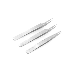 Pinzas para pestañas de oro rosa de alta calidad con logotipo personalizado, pinzas para extensión de pestañas, embalaje personalizado, precio al por mayor - Product Image 3