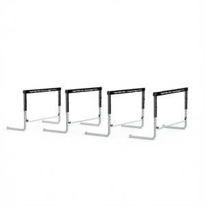Hinged Foldable Hurdle Aluminium Adjustable Height 10-60Cm Agility Training Equipment - Product Image 2