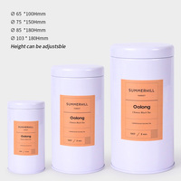 Boîtes de café vides en métal avec logo personnalisé, petites boîtes rondes scellées, de qualité alimentaire, en blanc, vente en gros, unités
