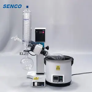 Evaporador rotatorio SENCO OEM R220B, recién llegado, tasa de fuga baja para laboratorio de evaporador de película delgada