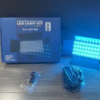 MAMEN U600+ Pannello LED per Foto e Video, Lampada 40W 3200K-5600K, Luminosità Regolabile, Controllo via Cavo, per TikTok e YouTube Live