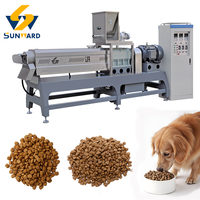 Ligne de production d'aliments secs pour animaux Chien Chat Granulés pour animaux Extrudeuse Nourriture pour poissons Équipement de fabrication d'aliments humides pour animaux