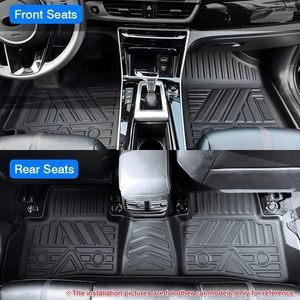 Alfombrillas de Coche TPE para Todo Clima, Impermeables, Amplio Suministro, Alfombras 3D para Coche - Product Image 2