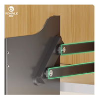 Novo design economiza espaço, cozinha de alto desempenho pendurado armário cesta rack, cozinha armazenamento rack