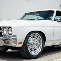 Jantes Bku 2 pièces forgées 5x120.65 pour Chevy Chevrolet Chevelle Deep Dish Custom 17 18 19 pouces, jantes en alliage polies