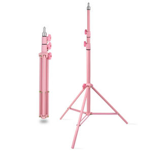 <span class=keywords><strong>Trépied</strong></span> professionnel universel rose vif <span class=keywords><strong>motorisé</strong></span> avec rotation à 360 <span class=keywords><strong>pour</strong></span> vidéos dynamiques - Product Image 2