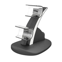 Support de charge DualSense 2 en 1 pour PS5, station d'accueil Type-C haute vitesse pratique avec support de console pour joystick, accessoires de jeu