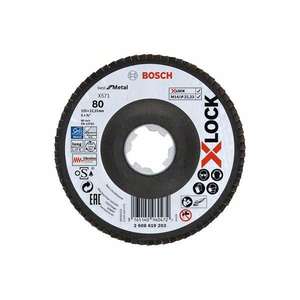 BOSCH - 2608619201 Disques à lamelles X-LOCK, version coudée, plaque fibre, ø 125mm - EAN 3165140960458 ABRASIVES - Product Image 1