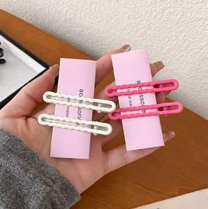 Accesorios para el cabello de estilo nuevo de Dongdaemun de Corea del Sur, pinza lateral rosa exquisita para niña, pinza de pico de pato, accesorios de joyería - Product Image 4