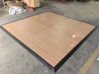 Panneau de sol de danse de haute qualité 24*20 pieds en cerisier, étanche, pour mariage, vente en gros