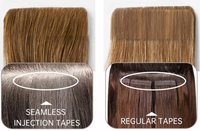 Extensions de cheveux à bandes adhésives, vente directe usine, 26-28 pouces, lisses ou ondulées, extensions de cheveux humains à bandes adhésives