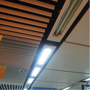 Finition métallique antirouille personnalisée pour plafond suspendu en aluminium. - Product Image 1